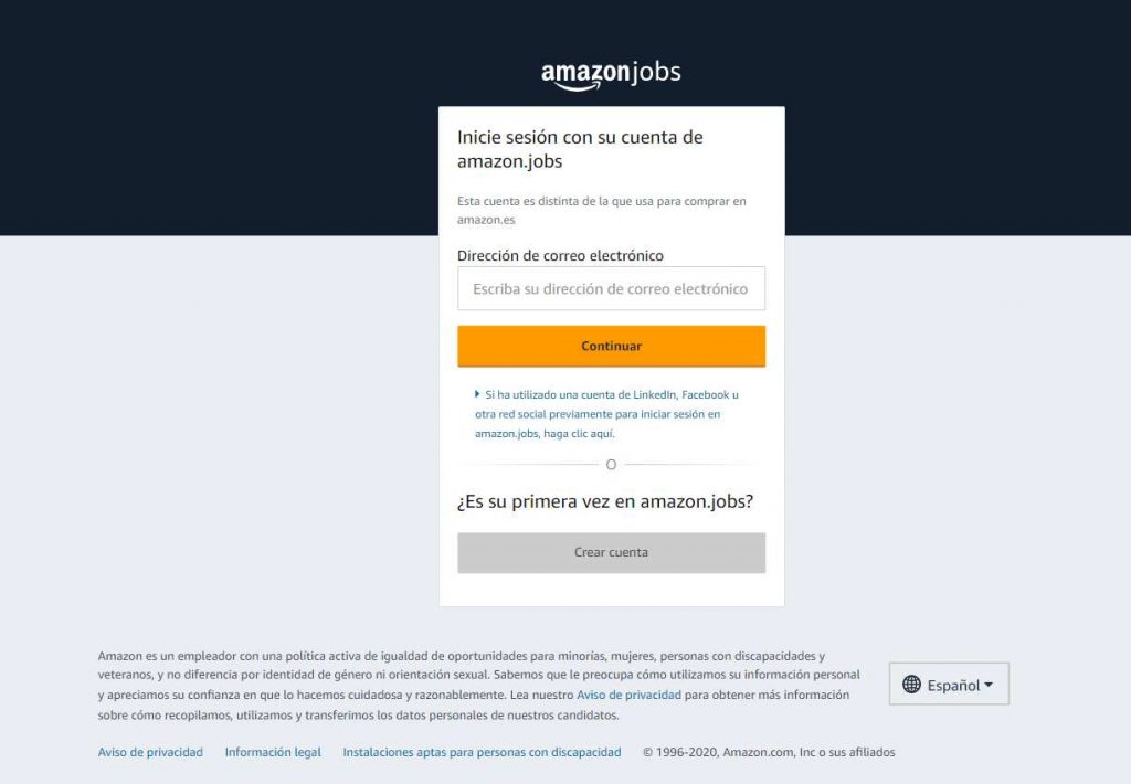 curriculum para amazon