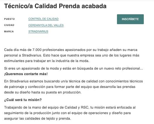 enviar curriculum a stradivarius