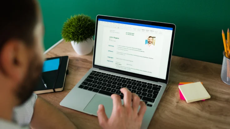 CV web o online de una persona