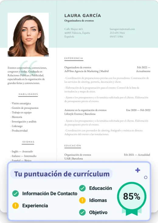 onlinecv creador de cv online