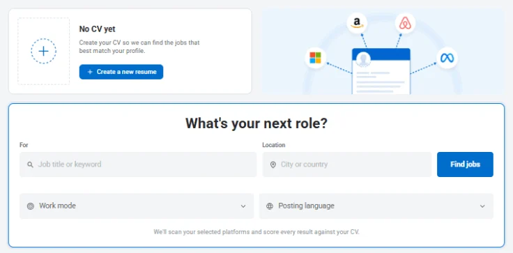 Job Match de Onlinecv.es